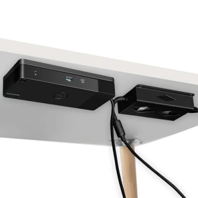 Abbildung von Untertischhalterung für Dell WD19 / WD19S WD19TBS WD19TB WD22TB4 Dock + Power Bricks (für 180W und 130W), Dockingstation &amp; Halter