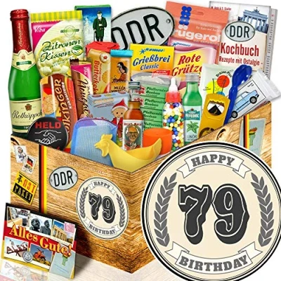 Abbildung von Geschenk zum Geburtstag 79. / 24tlg. DDR Box Geschenke Mann