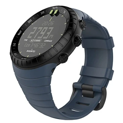 Abbildung von MoKo Watch Armband Kompatibel mit Suunto Core TPU Sportarmband Uhr Band Strap Ersatzband Uhrenarmband für Smartwatch, Mitternachtsblau