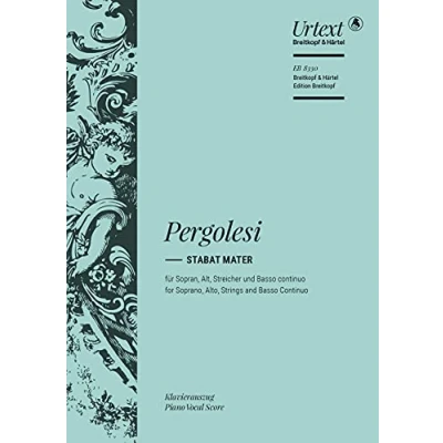 Abbildung von Stabat Mater Breitkopf Urtext Klavierauszug von Michael Obst (EB 8330)