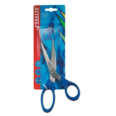Abbildung von Esselte 82118 Papierschere 2000, 185 mm, 7 Zoll, Griff blau