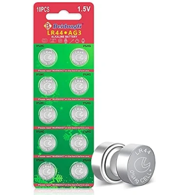 Abbildung von AG13 LR44 1.5V Knopfzelle Batterien Ohne Quecksilber 10 Stück(357/357A/L1154/A76/GPA76)【3 Jahre LagerGarantie】 (lr44 10)