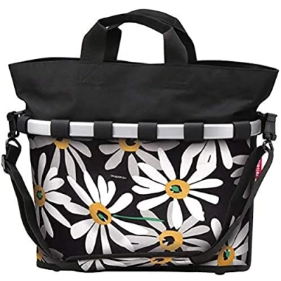 Abbildung von KLICKfix Unisex Erwachsene Bikebasket Oval M Lenkertasche, Magarite, 17 Liter