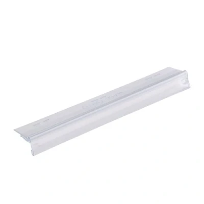 Abbildung von Elba Pendelsichtleiste, 100x10x17 mm, aus PVC, farblos, 50 Stück