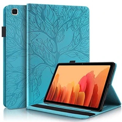 Abbildung von Succtopy Hülle für Galaxy Tab A7 10.4 Zoll 2022/2020 Folio Flip PU Leder Schutzhülle Samsung Stifthalter Stand Wallet Cover Case Tablet T500/T509/T505/T507/T503 Blau