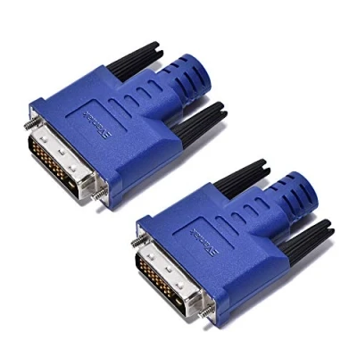 Abbildung von EVanlak DVI Dummy Plug Functionally Stable Headless Ghost Virtual Display RGB Monitor Emulator Operating System Boot/Load Resolutions 1920x1080@60hz up to2560x1600@Hz 2P