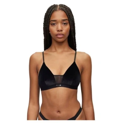 Abbildung von HUGO Triangel BH, Damen, Größe: Medium, Black one