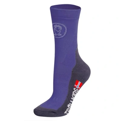 Abbildung von Kinder halbhohe Wandersocken Trekking Mid Cut Dunkellila