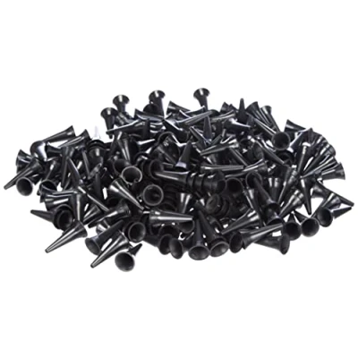 Abbildung von GIMA Mini Einweg Ohrenspekulum, Ø 2.5 mm, Schwarze Farbe, Latexfrei, Packung mit 250 Stücken