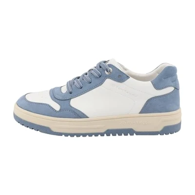 Abbildung von TOM Tailor Licence MIT Block Sneaker low, Damen, Größe: 38, Sky white Schuhe