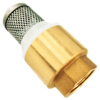 Abbildung von Ausführung auswählen &gt;&gt;&gt; 2/3 Winkel Schlauchverschraub. 3/4&quot; IG ca.24mm + 10mm Tülle für 3/8&quot; Schlauch &gt;&gt; Fußventil aus Messing 1 1/4 Zoll Innengewinde mit Filter Edelstahl Rückschlagventil Saugkorb