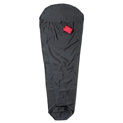 Abbildung von Cocoon Expedition Liner Mumie Hüttenschlafsack (Schwarz S One Size) Schlafsäcke
