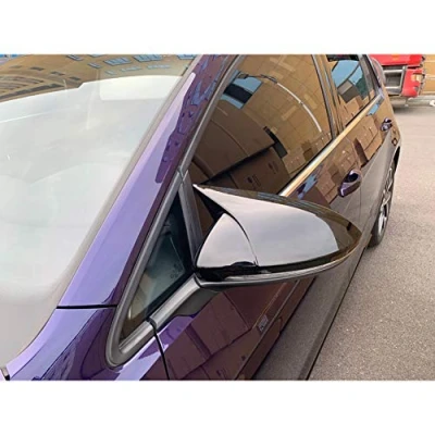 Abbildung von AUTO STYLE Spiegelkappen kompatibel mit Volkswagen Golf VII 2012 2019 &#039;A Look&#039; Spiegelschwarz Satz à 2 Stück