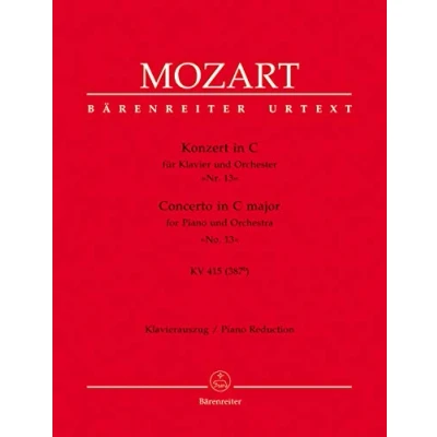 Abbildung von Konzert für Klavier und Orchester Nr. 13 C Dur KV 415 (387b). Klavierauszug, Urtextausgabe