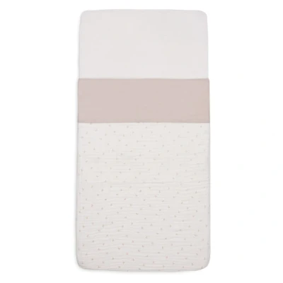Abbildung von Jollein Bettlaken Wiege Slub Nougat 75x100cm Für Babywiege 100% Baumwolle Oeko TEX Zertifiziert Leinen Look Beige