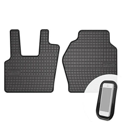 Abbildung von Gummimatten Auto Fußmatten Gummi Automatten Passgenau 2 teilig Set passend für Scania R ab 2015