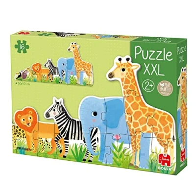 Abbildung von Goula D53426 &quot;Puzzle XXL&quot; Dschungel, von klein bis groß, Ab 2 Jahren