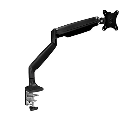Abbildung von Mount It! Einzelmonitorarm Schreibtischhalterung Gelenkhöhe einstellbar Passend für 53 81cm (21 22 23 24 27 30 32 Zoll) VESA kompatiblen Computerbildschirm