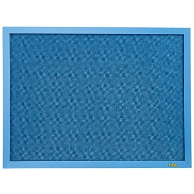 Abbildung von Bi Office FB041301238 Blue Bells Notiztafel, MDF Rahmen Textiloberfläche, 22 mm dicker, blau