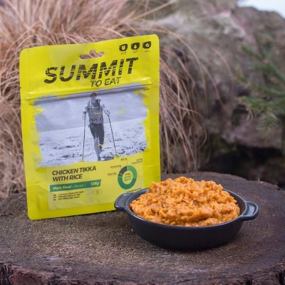 Abbildung von Summit To Eat Fertiggericht Würziges Curryhünchen Tikka mit Reis Outdoor Nahrung