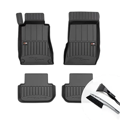Abbildung von moto MOLTICO 3D Gummimatten Auto Fußmatten Gummi Automatten 4 teilig Set passend für Mercedes Benz CLK II C209 2002 2009