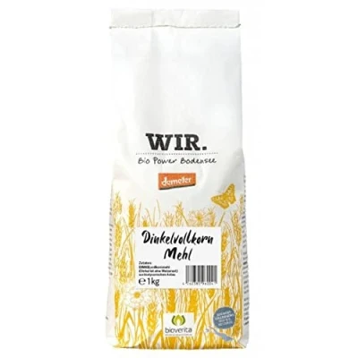 Abbildung von Wir. Bio Power Bodensee Dinkelvollkornmehl 1kg