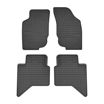 Abbildung von FROGUM 547112 Fußmattensatz Gummi vorne und hinten 4 schwarz Maßgefertigt TOYOTA: HILUX 3 Pick up