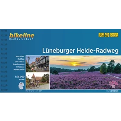 Abbildung von Lüneburger Heide Radweg: 1:75.000, 916 km, wetterfest/reißfest, GPS Tracks Download, LiveUpdate (Bikeline Radtourenbücher)
