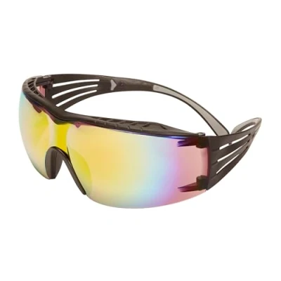 Abbildung von 3M SF416XAS BLK, Schutzbrille, Schwarz, Grün, Kunststoff, 19 g, 1 Stück(e)