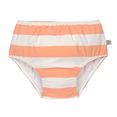 Abbildung von LÄSSIG Baby Kinder Schwimmwindel Windelbadehose/Swim Diaper Block Stripes milky/peach, 19 24 Monate, Größe: 92