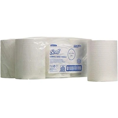 Abbildung von KIMBERLY CLARK Papierhandtuch Handtuchrolle Slimroll weiß 20cmx165m, PA= 6 Rollen