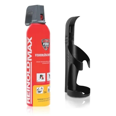 Abbildung von XENOTEC Feuerlöschspray Premium REINOLDMAX inkl. Wandhalterung, Dauerdruck, Löschschaum AFFF 1 %, (1 St) Auto, Wohnung, Wohnmobil, Garten, Grill