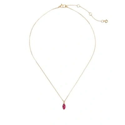 Abbildung von Kate Spade New York Ohrstecker und Anhänger, in Box, rubinrot/goldfarben
