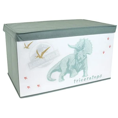 Abbildung von Fun House 713503 Jurassic World Dinosaurier Spielzeugkiste faltbar 55,5 x 34,5 34 cm für Kinder