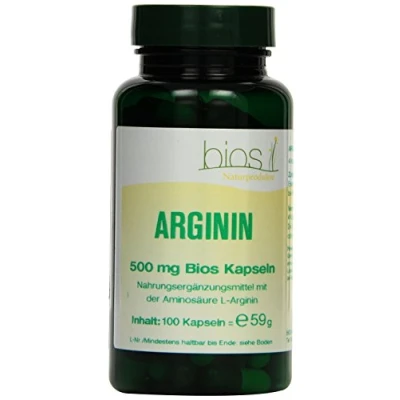 Abbildung von Arginin 500 mg Bios Kapseln 100 St
