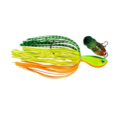 Abbildung von Rapala Fischereiköder Rap V Piked Bladed Jig Locklose Construction (Wismut) Lock Süßwasser fließen Variable Schwimmtiefe Größe 10 cm / 21g Made in Estland Feuer Tiger