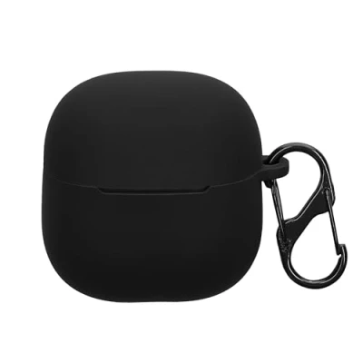 Abbildung von kwmobile Hülle kompatibel mit Xiaomi Redmi Buds 6 Lite Kopfhörer Silikon Schutzhülle Etui Case Cover Schoner in Schwarz