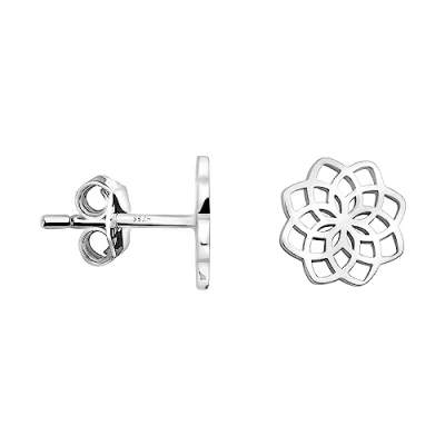 Abbildung von Sofia Milani Flower Ohrringe, Damen, Größe: One Size, Silver coloured