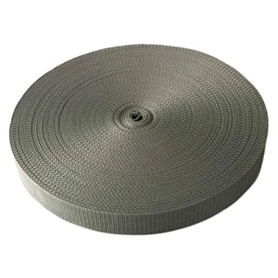 Abbildung von Schnoschi Gurtband Polypropylen 20 Meter lang viele Verschiedene Breiten und Farben 10mm 15mm 20mm 25mm 30mm 40mm 50 mm (grau, mm)