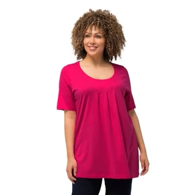 Abbildung von Ulla Popken Tshirt basic, Damen, Größe: 58/60, Pink