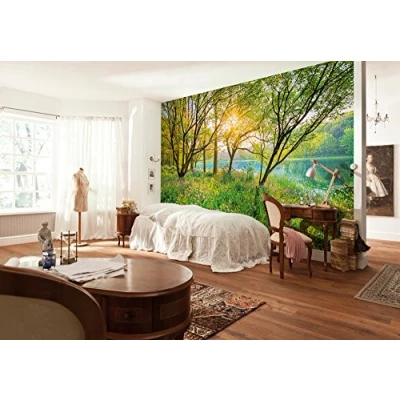 Abbildung von Komar Fototapete &quot;Spring Lake&quot;, 368x254 cm (Breite x Höhe), inklusive Kleister