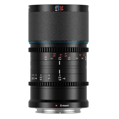 Abbildung von SIRUI Saturn 35mm T2.9 1.6X Vollformat Kohlefaser Amorphe Prime Linse Objektiv, Leichte Kinolinse Objektive Lens Lenses für Drohnen, Handgehaltene Gimbal Stabilisatoren (E Mount,Natur Fackeln)