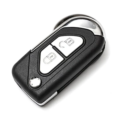 Abbildung von 2 Tasten Schluessel Gehaeuse Klappschluessel Fernbedienung Autoschluessel für Citroen C3, DS3