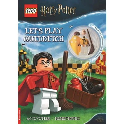 Abbildung von LEGO® Harry Potter™: Let&#039;s Play Quidditch Activity Book (with Cedric Diggory minifigure) (LEGO® Minifigure Activity)