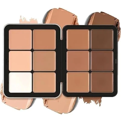Abbildung von Carla Secret Concealer Palette Makeup, Cream Blush Palette, Long Wearing Full Coverage Makeup für makellose Haut (#2)