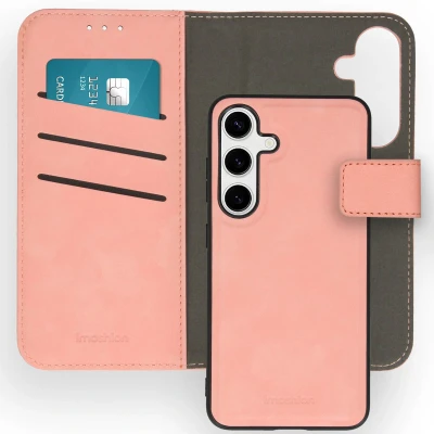 Abbildung von Samsung Galaxy S24 Hülle Kunstleder iMoshion Klapphülle/2 in 1 Case Handyhülle Rosa