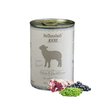 Abbildung von Dr.Clauder ́s B.A.R.F. Komplett Menue Lammragout 400g