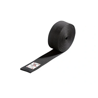 Abbildung von Danrho Taekwondo Judo Karate Gürtel Budogürtel schwarzer schwarz 4 cm 5 einfarbig