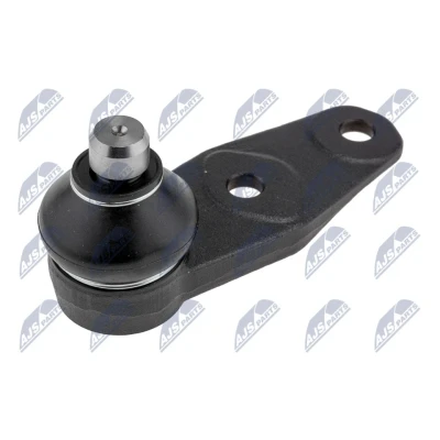 Abbildung von NTY ZSD RE 007 Traggelenk Vorderachse, unten, Vorderachse links, rechts mit Anbaumaterial für Querlenker RENAULT: TWINGO 1, CLIO 2
