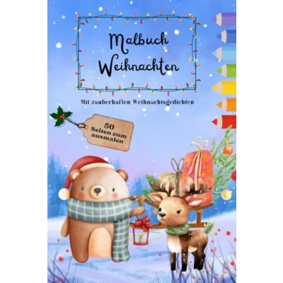 Abbildung von Das große Weihnachts Malbuch: Ein festliches Malbuch für Kinder und Erwachsene